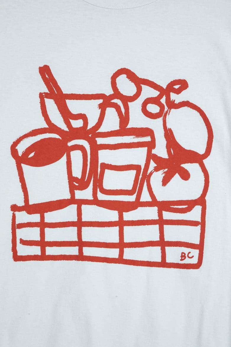 Bobo Choses Cookery Festival Sleeveless T-shirt Damen hellblau